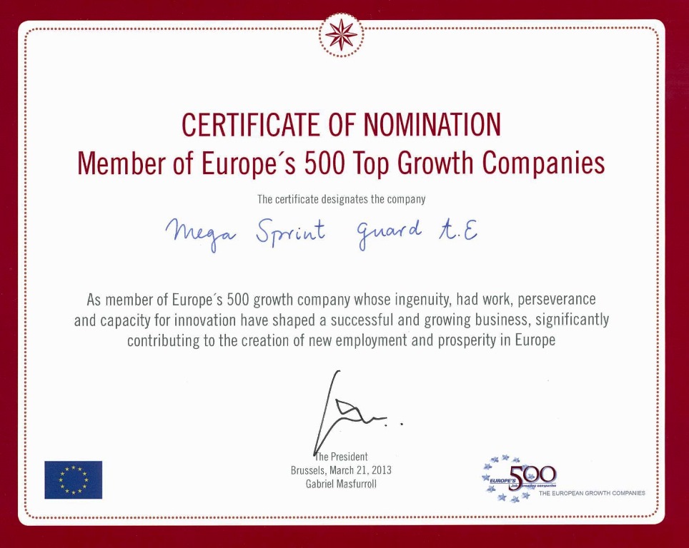 EUROPE 500 AWARD CER­E­MONY