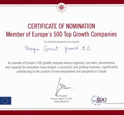 EUROPE 500 AWARD CER­E­MONY